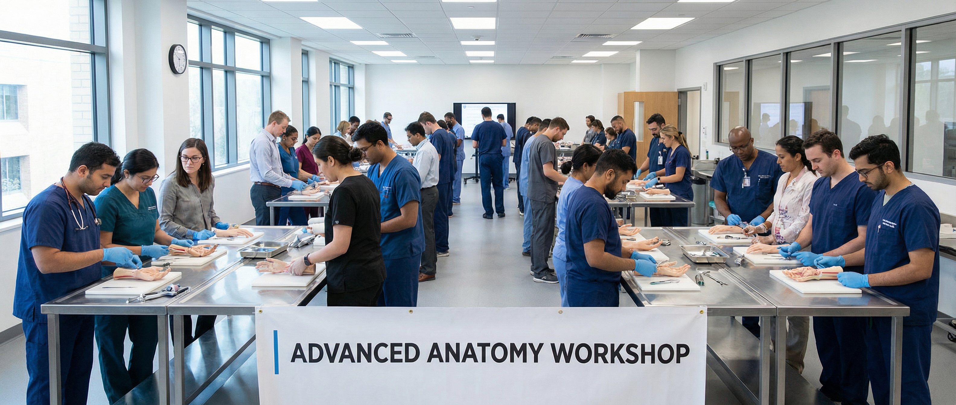 Anatomy workshop and medical training session